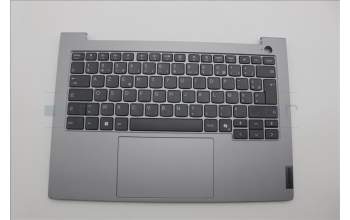 Lenovo 5CB1P00911 C-Cover with keyboard, French, Arctic Grey, US