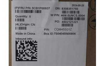 Lenovo 5CB1P00937 C-Cover with keyboard, Bulgarian, Arctic Grey, Backlight, UK