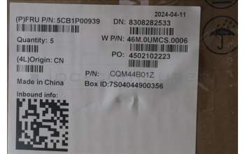 Lenovo 5CB1P00939 Tastatur inkl. Topcase ASM_ENG W21MS AG BL H