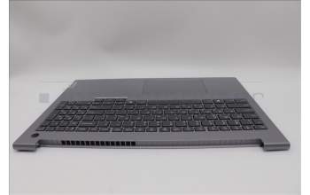 Lenovo 5CB1P00945 C-Cover with keyboard, Greek, Arctic Grey, Backlight, US