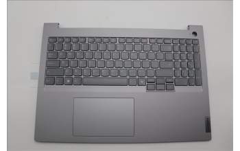 Lenovo 5CB1P00946 C-Cover with keyboard, Hebrew, Arctic Grey, Backlight, US