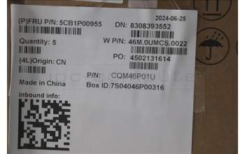 Lenovo 5CB1P00955 C-Cover with keyboard,Russian,Arctic Grey,Backlight