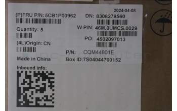 Lenovo 5CB1P00962 Tastatur inkl. Topcase ASM_UK W21MS AG BL H