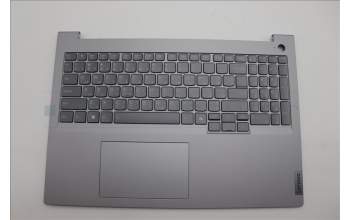 Lenovo 5CB1P00995 C-Cover with keyboard, Arabic, Arctic Grey, Backlight, US