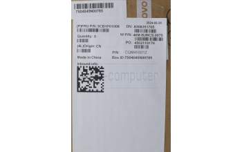 Lenovo 5CB1P01008 C-Cover with keyboard, Hungarian, Arctic Grey, Backlight, UK