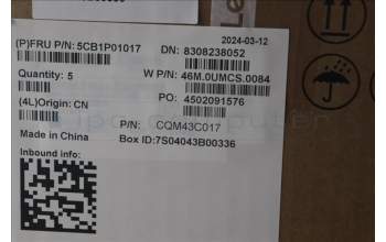 Lenovo 5CB1P01017 Tastatur inkl. Topcase ASM_SLV W21MS AG BL U