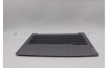 Lenovo 5CB1P01121 C-Cover with keyboard, Bulgarian, Arctic Grey, Backlight, UK