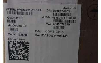 Lenovo 5CB1P01123 C-Cover with keyboard,English,Arctic Grey,Backlight