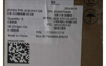 Lenovo 5CB1P01126 C-Cover with keyboard, French Arabic, Arctic Grey, Backlight, H-series