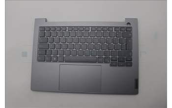 Lenovo 5CB1P01138 C-Cover with keyboard, Portuguese, Arctic Grey, Backlight, UK