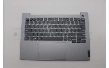 Lenovo 5CB1P01149 C-Cover with keyboard, Arabic, Arctic Grey, Non-Backlight, US