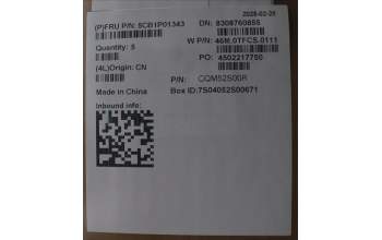 Lenovo 5CB1P01343 C-Cover with keyboard, Italian, Arctic Grey, Non_Backlight