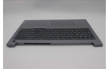 Lenovo 5CB1P01370 C-Cover with keyboard, Greek, Arctic Grey, Backlight, US