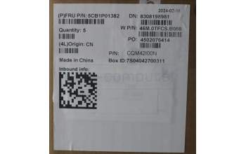 Lenovo 5CB1P01382 C-Cover with keyboard,Spanish,Arctic Grey,Backlight