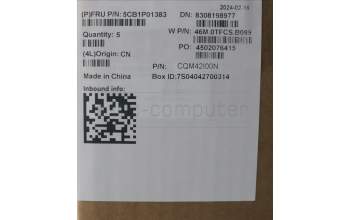 Lenovo 5CB1P01383 C-Cover with keyboard, Switzerland, Arctic Grey, Backlight, UK