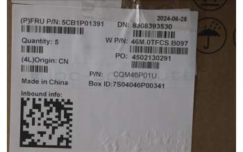 Lenovo 5CB1P01391 C-Cover with keyboard, Belgian, Arctic Grey, Non-Backlight, UK