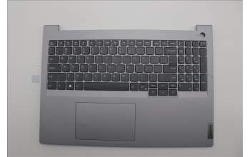 Lenovo 5CB1P01395 C-Cover with keyboard, English, Arctic Grey, Non-Backlight, US