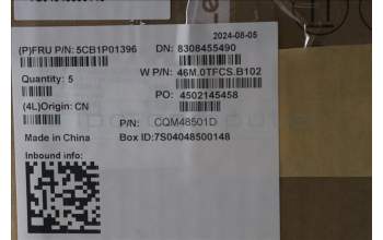 Lenovo 5CB1P01396 C-Cover with keyboard, US English Euro, Arctic Grey, Non-Backlight, US