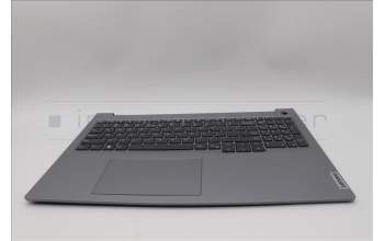 Lenovo 5CB1P01396 C-Cover with keyboard, US English Euro, Arctic Grey, Non-Backlight, US