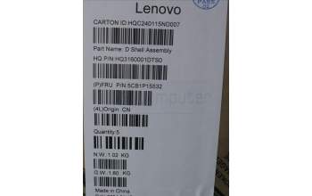 Lenovo 5CB1P15532 Lower Case H 82Y7 TT Noraml