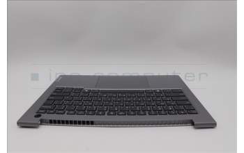 Lenovo 5CB1P27046 C-Cover with keyboard, Arabic, Arctic Grey, Backlight, US