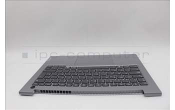 Lenovo 5CB1P27069 C-Cover with keyboard, Spanish, Arctic Grey, Backlight, UK