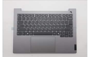 Lenovo 5CB1P31077 C-Cover with keyboard, US English Euro, Arctic Grey, US