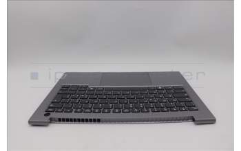 Lenovo 5CB1P31086 C-Cover with keyboard, Italian, Arctic Grey, UK