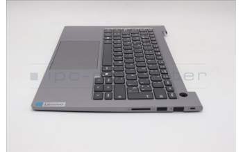 Lenovo 5CB1P31095 C-Cover with keyboard, Spanish, Arctic Grey, UK