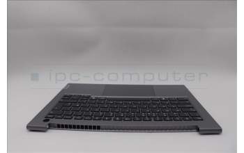 Lenovo 5CB1P31100 C-Cover with keyboard, UK English, Arctic Grey, UK