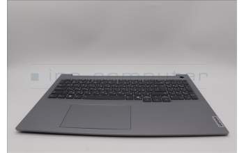 Lenovo 5CB1P31105 C-Cover with keyboard, Bulgarian, Arctic Grey, Backlight, UK