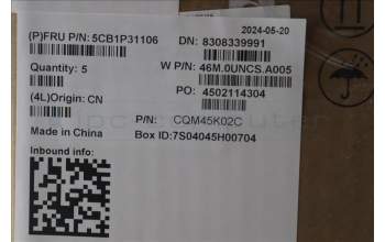 Lenovo 5CB1P31106 Tastatur inkl. Topcase ASM_CZE/SLK W21MW AG BL