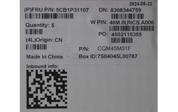 Lenovo 5CB1P31107 Tastatur inkl. Topcase ASM_ENG W 21MW AG BL