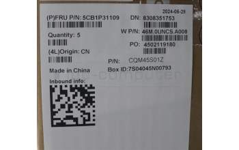 Lenovo 5CB1P31109 Tastatur inkl. Topcase ASM_FRA W 21MW AG BL