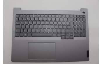 Lenovo 5CB1P31123 C-Cover with keyboard, Portuguese, Arctic Grey, Backlight, UK