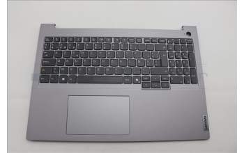 Lenovo 5CB1P31135 C-Cover with keyboard, Belgian, Arctic Grey