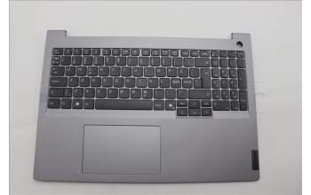 Lenovo 5CB1P31153 C-Cover with keyboard, Nordic, Arctic Grey, UK