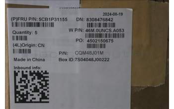 Lenovo 5CB1P31155 C-Cover with keyboard, Russian, Arctic Grey, US