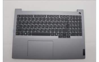 Lenovo 5CB1P31156 C-Cover with keyboard, Slovenian, Arctic Grey, UK