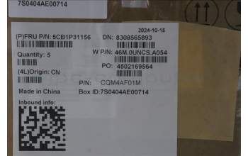 Lenovo 5CB1P31156 C-Cover with keyboard, Slovenian, Arctic Grey, UK