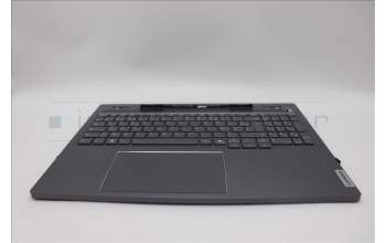 Lenovo 5CB1P31186 C-Cover with keyboard, French, Storm Grey, w/Screw, US