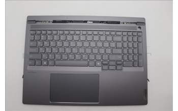 Lenovo 5CB1P31487 C-Cover with keyboard, Ukraine, Storm Grey, w/Screw, US
