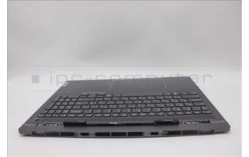 Lenovo 5CB1P31487 C-Cover with keyboard, Ukraine, Storm Grey, w/Screw, US