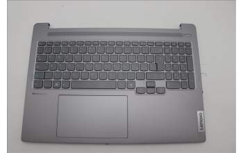 Lenovo 5CB1P31505 C-Cover with keyboard, Italian, Arctic Grey, UK