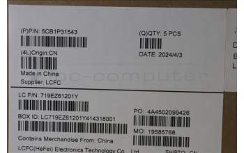 Lenovo 5CB1P31543 Tastatur inkl. Topcase ASM_SLV L83D4 AG UMA