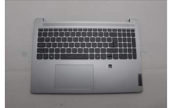 Lenovo 5CB1P33455 C-Cover with keyboard, Portuguese, Cloud Grey, Backlight, FingerPrint, UK