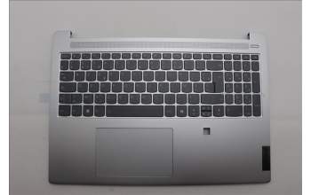Lenovo 5CB1P33459 C-Cover with keyboard, French, Cloud Grey, Backlight, FingerPrint, US