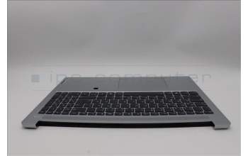 Lenovo 5CB1P33460 C-Cover with keyboard, German, Cloud Grey, Backlight, FingerPrint, UK