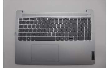 Lenovo 5CB1P33483 C-Cover with keyboard, Italian, Cloud Grey, Backlight, Non-FingerPrint, UK