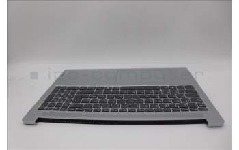 Lenovo 5CB1P33489 C-Cover with keyboard, Nordic, Cloud Grey, Backlight, Non-Fingerprint, UK